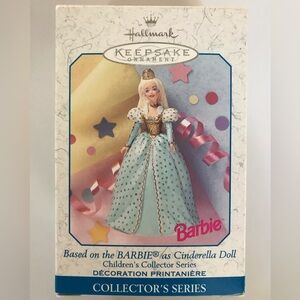 Hallmark Keepsake Barbie Cinderella Ornament 1999